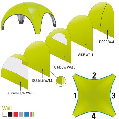 Inflat Spider Wandmodule